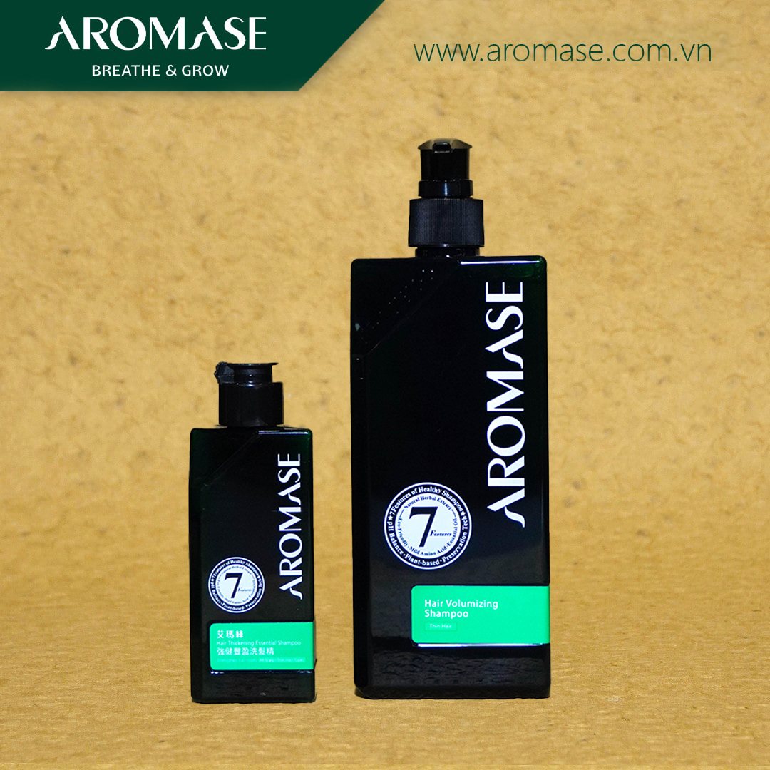 DẦU GỘI AROMASE HAIR VOLUMING SHAMPOO 90ML: NGĂN RỤNG VÀ KÍCH THÍCH MỌC TÓC 2