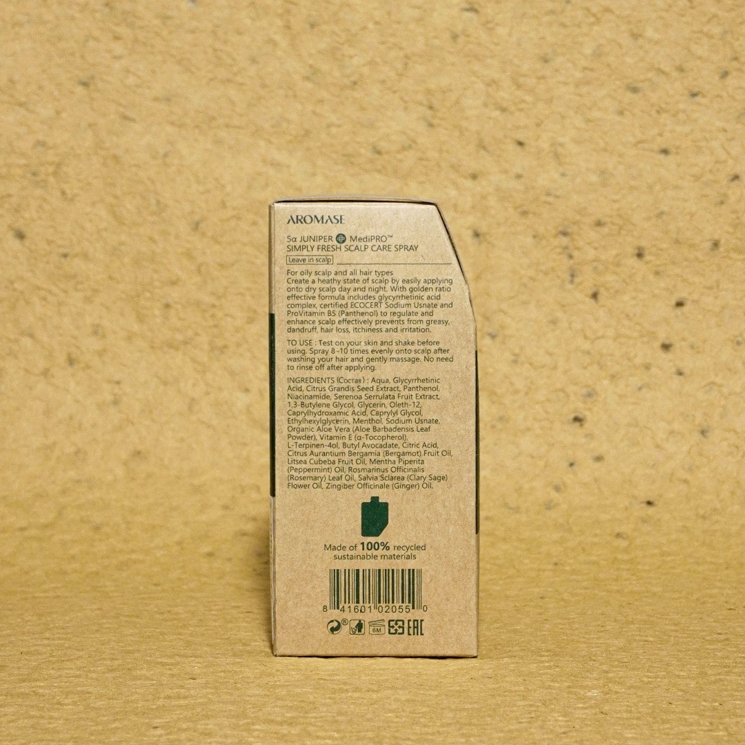 xit-duong-aromase-5α-juniper-medipro-simply-fresh-spray-110ml-chong-ngua-va-giam-viem-da-dau-chuyen-sau (1) Xịt dưỡng Aromase 5α Juniper MediPRO Simply Fresh Spray 110ml: Chống ngứa và giảm viêm da đầu chuyên sâu 1