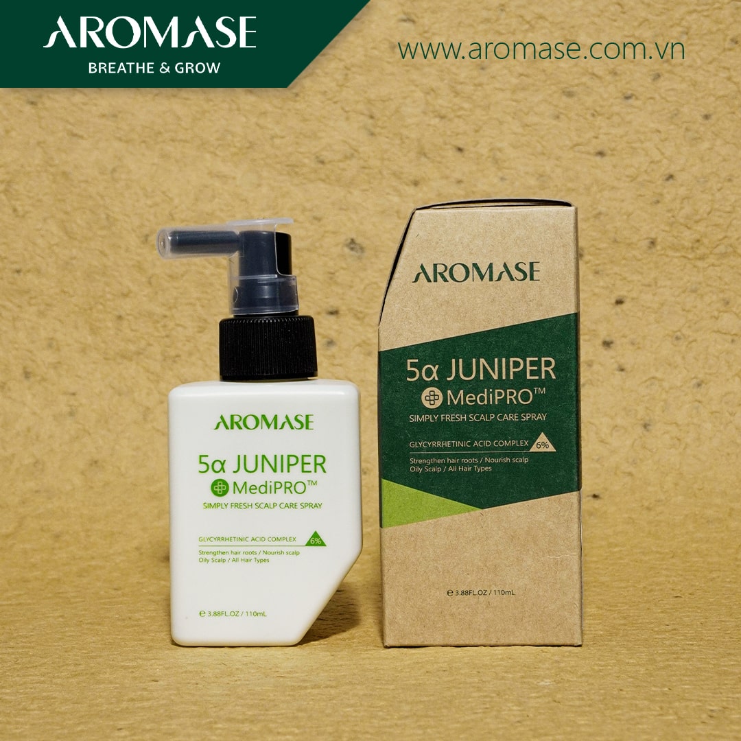 xit-duong-aromase-5α-juniper-medipro-simply-fresh-spray-110ml-chong-ngua-va-giam-viem-da-dau-chuyen-sau (3) Xịt dưỡng Aromase 5α Juniper MediPRO Simply Fresh Spray 110ml: Chống ngứa và giảm viêm da đầu chuyên sâu 3