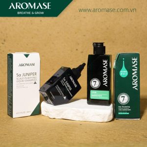 2 BƯỚC AROMASE NGĂN RỤNG VÀ MỌC TÓC: TẨY TẾ BÀO CHẾT + DẦU GỘI 3