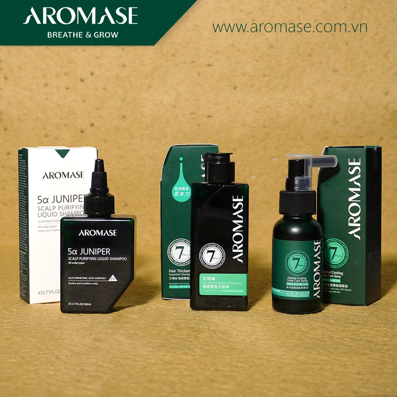 3-buoc-aromase-cho-toc-rung-tay-te-bao-chet-dau-goi-xit-duong2 3 BƯỚC AROMASE CHO TÓC RỤNG: TẨY TẾ BÀO CHẾT + DẦU GỘI + XỊT DƯỠNG 2