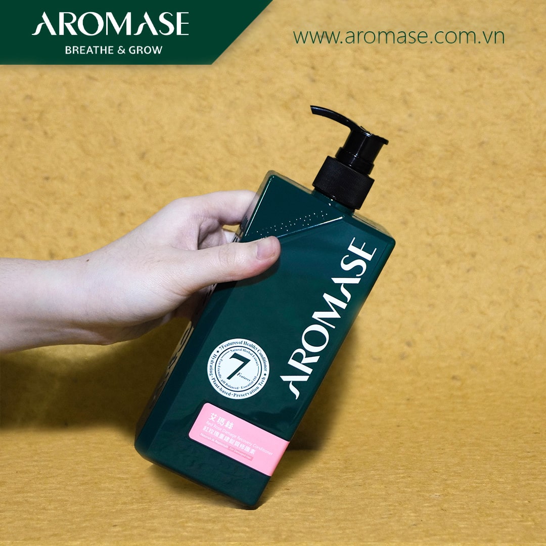 DẦU XẢ AROMASE RECOVERY HAIR CONDITIONER 400ML: PHỤC HỒI TÓC HƯ TỔN 5
