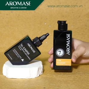 2 BƯỚC AROMASE CHO DA ĐẦU GÀU NGỨA, DẦU NHỜN: TẨY TẾ BÀO CHẾT + DẦU GỘI 1