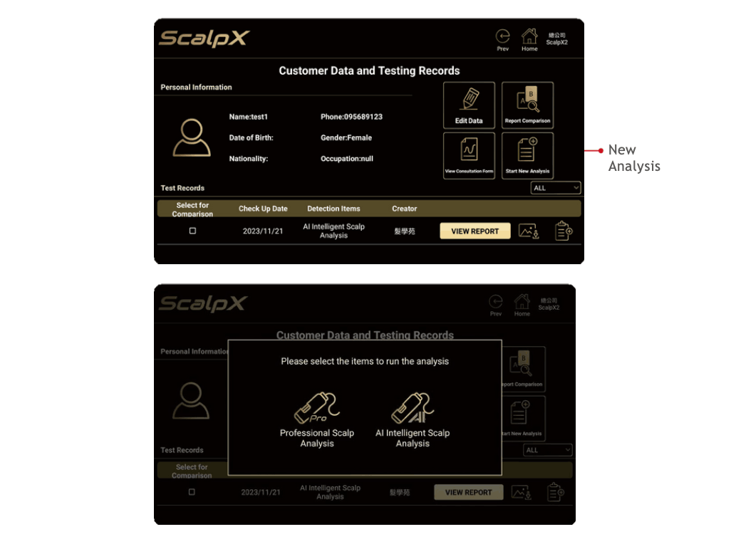 THIẾT BỊ KÍNH HIỂN VI KỸ THUẬT SỐ SOI DA ĐẦU 18