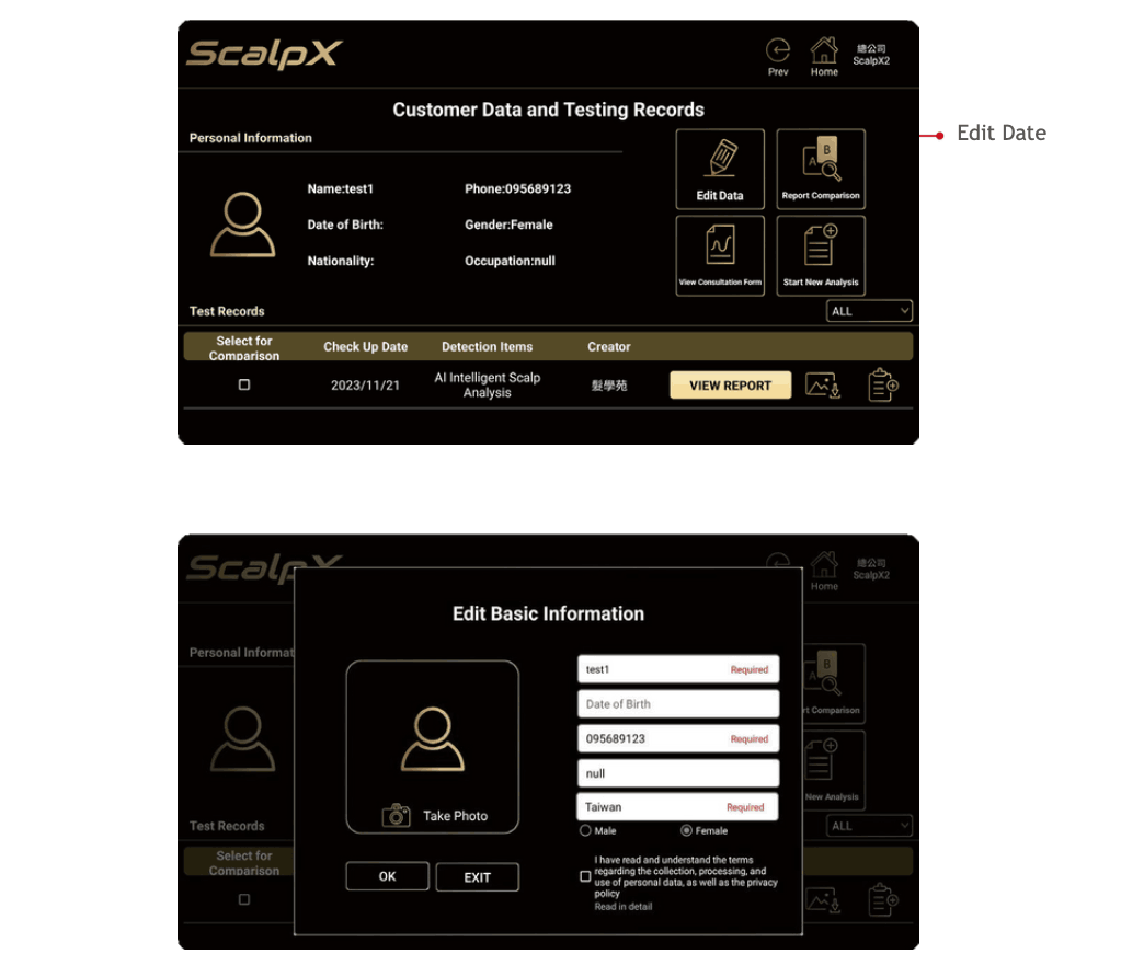 THIẾT BỊ KÍNH HIỂN VI KỸ THUẬT SỐ SOI DA ĐẦU 19