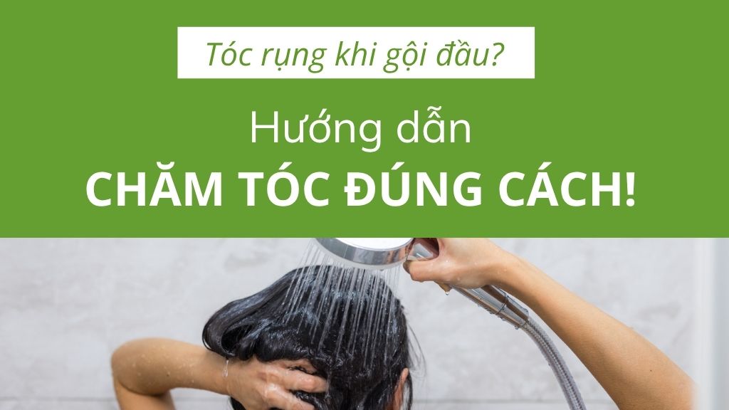 Tóc rụng nhiều khi gội đầu? Hướng dẫn chăm sóc tóc đúng cách!